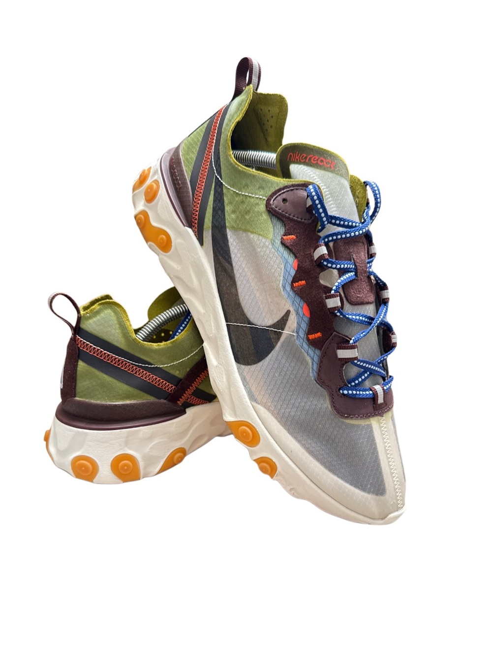 NIKE REACT ELEMENT 87 “ MOSS” SNEAKERS